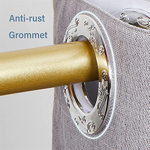HAO KEAI Vestidor portátil Kit de vestuarios, Tienda de Ropa, Vestuario, Cortina de partición de privacidad, Tronco Divisor de guardarropas, Tren de Metal de Oro for Oficina, baño