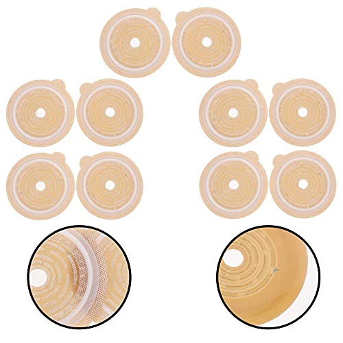 HEALLILY 5 Unidades de Anillos de Ostomia Cortables Suministros de Colostomia para Medicamentos Bolsa de Ostomia Bolsa de Colostomia Ropa de Soporte para Ostomia (Se Muestra)