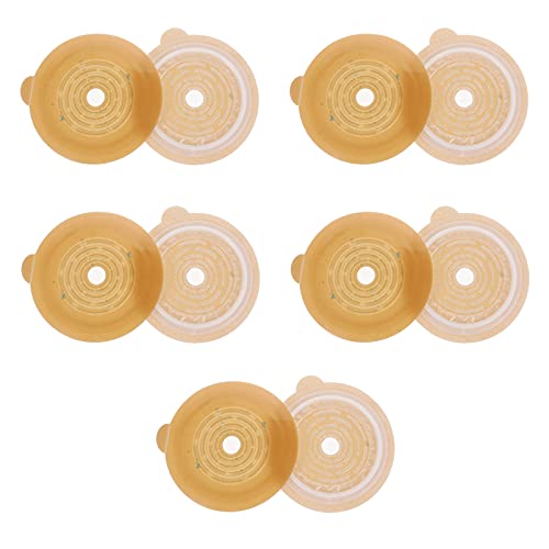 HEALLILY 5 Unidades de Anillos de Ostomia Cortables Suministros de Colostomia para Medicamentos Bolsa de Ostomia Bolsa de Colostomia Ropa de Soporte para Ostomia (Se Muestra)