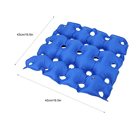 HERCHR Cojín de Asiento Inflable de Aire, cojín de Alivio del Dolor de la rabadilla para el hogar, cojín Inflable antiescaras para Asiento de Larga duración