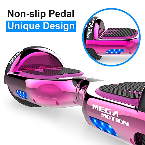 HITWAY 6.5” Patinete Eléctrico con Silla, Hoverboards Bluetooth, Scooter Eléctrico Asiento kart, Self Balancing Scooter Potente Motor con Indicador LED, Regalo para Niños