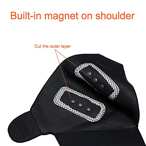 HJK Soporte de Hombro para Hombres y Mujeres para Manguito rotador, articulación CA dislocada, esguince, desgarro del Labrum, rehabilitación, Dolor de Hombro