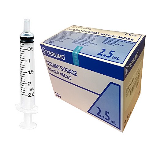 Jeringa Desechable Terumo 2.5 ml - Paquete de 100