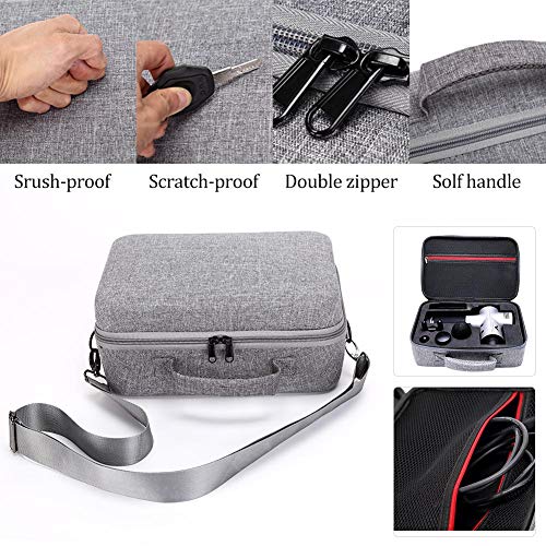 Jinclonder, Bolsa Impermeable de protección contra rasguños a Prueba de Golpes, Bolsa de Almacenamiento portátil Organizador de Bolsas para Hyperice Hypervolt Accesorios Caja de Almacenamiento