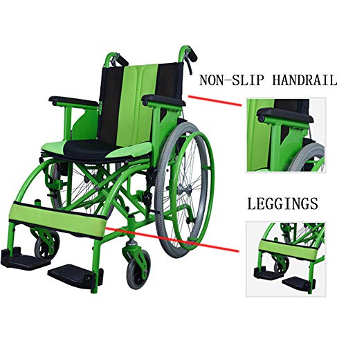 Joyfitness Silla De Ruedas Plegable Easy Ultralight, Sillas De Ruedas Autopropulsadas De Aluminio Manuales Silla De Ruedas De Viaje, Estructura Plegable, Ayudas para La Movilidad