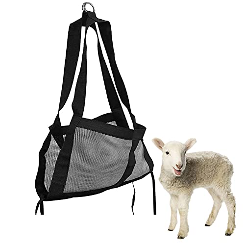 K-Park Sling de Escala de Peso, cabestreo de la Escala de Peso con Correa Ajustable, Cabestrillo de Colgar Animales Ajustable con Cinta de Refuerzo de Nylon para Pesar Ganado manner