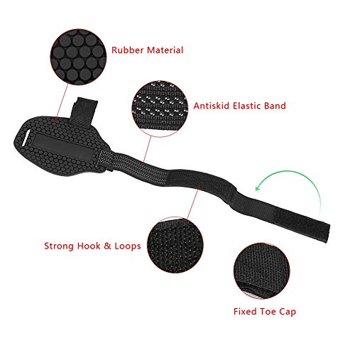 Keenso - Protector para Proteger el Calzado en el Cambio de Marchas de las Motocicletas, color Negro