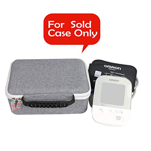 khanka Duro Viaje Estuche Bolso Funda para OMRON X4 Monitor de Tensión Arterial(case only) (Case for Omron X4, Black)