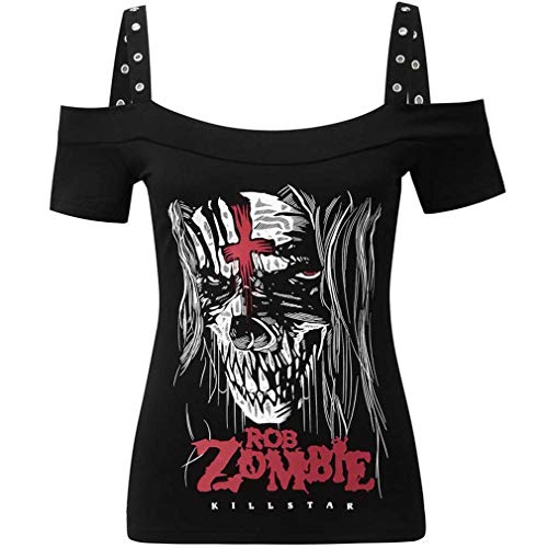 Killstar X Rob Zombie Bardot Top - The End Negro XS