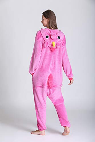 Kimpola Unicornio Pijamas de una Pieza para Unisexo Adulto Niños Cálido Interiores Tela de Franela Estilo de Dibujos Disfraces Animados Camisones Ropa de Dormir Halloween Cosplay Carnaval Navidad