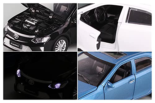 Kit Juguetes Coches Metal Resistente Modelo De Coche Deportivo De Colección De Metal De Aleación Fundida A Escala 1:32 para Toyota Camry con Sonido Y Luz Maravilloso Regalo (Color : Rojo)