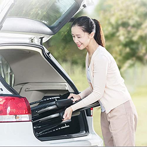 ksamwjf Silla de Ruedas Plegable autopropulsada, Orinal, Estructura de Acero al Carbono Resistente, ergonómica, Adecuada para Personas Mayores y discapacitadas