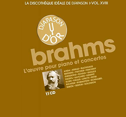 La discothèque idéale de Diapason, vol. 18 / Brahms : L'oeuvre pour piano et concertos.