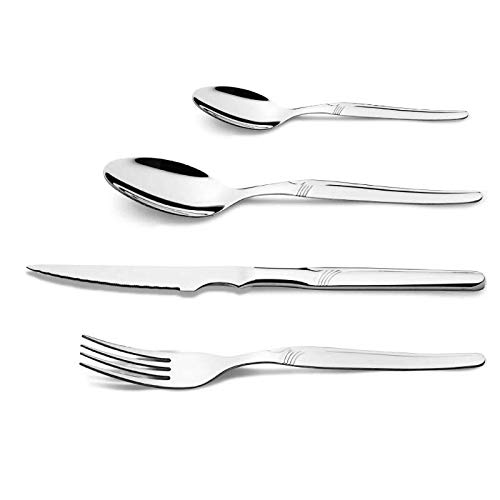La Vida en Led Juego 75-113 Piezas Cubertería De Luxe con Cuchillo Carne Estuche-Regalo (113)