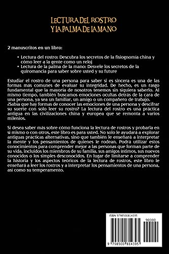 Lectura del rostro y la palma de la mano: Cómo leer a las personas mediante la fisionomía y la quiromancia chinas