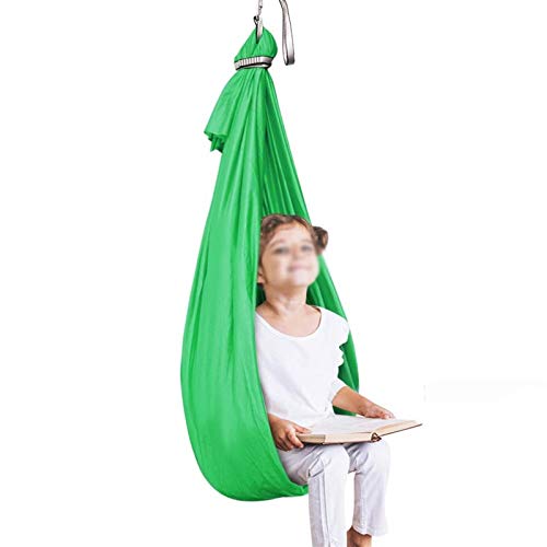 LICHUXIN Columpio Colgante de para Interior Y Exterior Hamaca Oscilación Columpio Hamaca de Abrazo Ideal para Autismo, TDAH, Aspergers E Integración Sensorial Hamacas