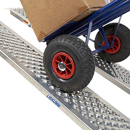 LIEKUMM 2 rampas de aluminio para motocicleta, carril de dirección de carga, carga máxima de 400 kg, longitud de 150 cm (AR20)