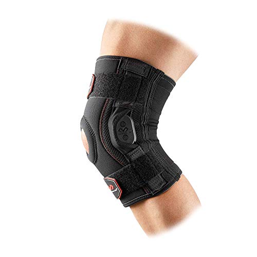 McDavid 429R Estabilizador articulado de rodilla, Unisex adulto, Negro, L