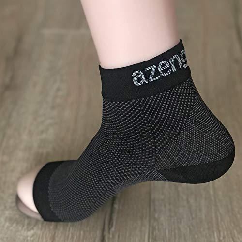 Medias de Compresión para la Fascitis Plantar para Hombre and Mujer - 24/7 Fascitis Plantar pie Arch Support Calcetín - Alivia Dolor - L/XL