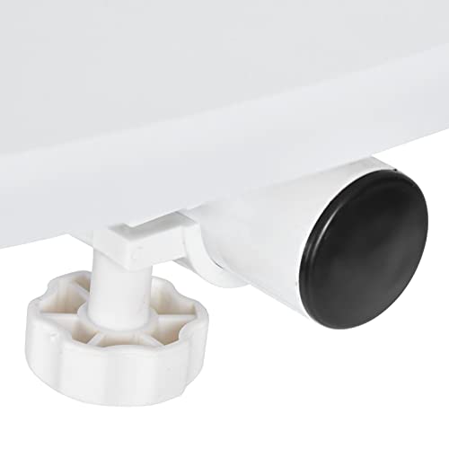 Mesa para Ordenador Portátil, Mesa para Colocar sobre La Cama, Mesa Auxiliar para Estación De Trabajo con Ruedas, Escritorio Blanco para Ordenador Portátil para Dormitorio, Dormitorio, Sofá