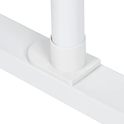 Mesa para Ordenador Portátil, Mesa para Colocar sobre La Cama, Mesa Auxiliar para Estación De Trabajo con Ruedas, Escritorio Blanco para Ordenador Portátil para Dormitorio, Dormitorio, Sofá