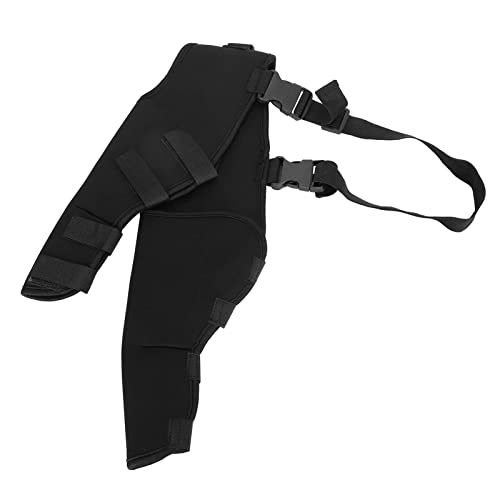 MOUMOUTEN Rodillera para Perro con férula para rótula Soporte para articulación de Rodilla para Perro, Adecuada para desgarro, dislocación de rótula, osteoartritis, Dolor en Las articulaciones(XS)