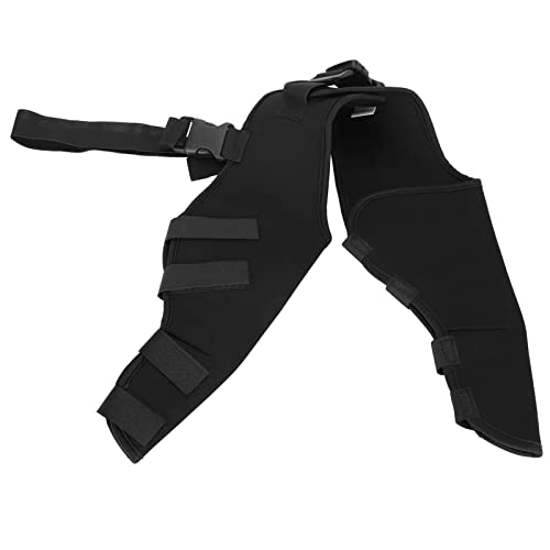 MOUMOUTEN Rodillera para Perro con férula para rótula Soporte para articulación de Rodilla para Perro, Adecuada para desgarro, dislocación de rótula, osteoartritis, Dolor en Las articulaciones(XS)