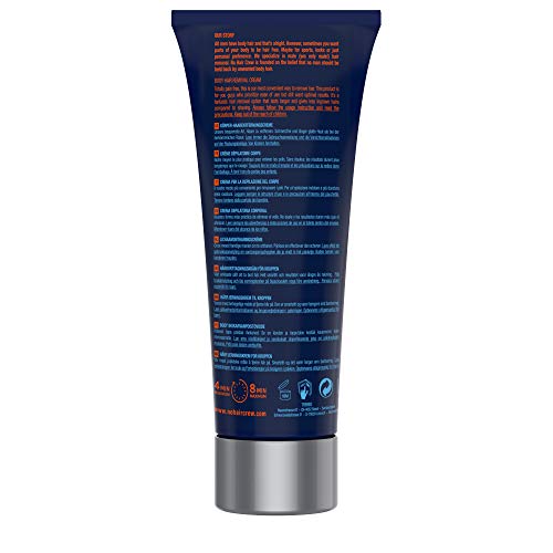 NO HAIR CREW Crema Depilatoria Corporal Premium Masculina – Hecha para Hombres 200 ml