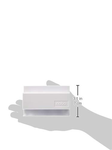 Nobo Soporte de Rotuladores Magnético, Para 4 Rotuladores de Borrado en Seco, Blanco, 35038046