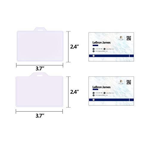 OOTSR carretes de insignia retráctiles para enfermeras con portatarjetas de identificación dos estilos horizontales (3.7''x2.4''), etiqueta nombre mujer y clips para personal de oficina/banco/hospital