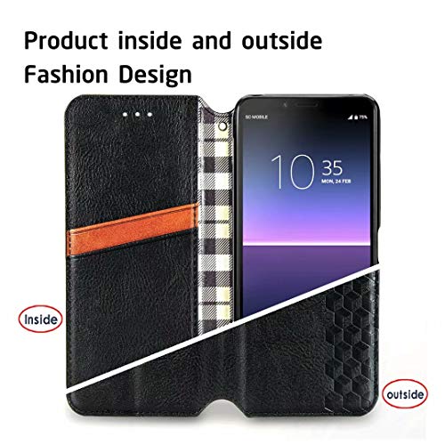 OPPO Realme Narzo 30 5G - Funda para teléfono móvil, 3D a prueba de golpes, piel sintética, absorción de golpes, funda de poliuretano termoplástico con soporte para tarjetas, color negro