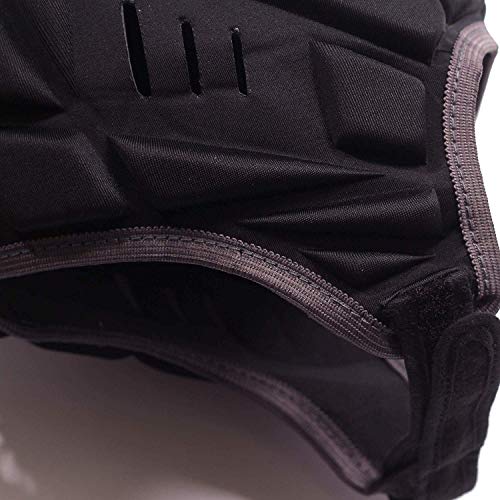 OPTIMUM Razor Casco, Niños, Negro/Plateado, Small Boys (XXS)
