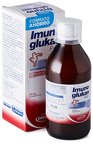 Ordesa Imunoglukan - Complemento alimenticio, con vitamina C que contribuye al correcto funcionamiento del sistema inmunitario, 250 ml, 1 unidad