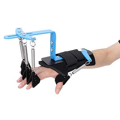 Ortesis de Rehabilitación de Dedos, Ortopédicos de Muñeca para Dedos Ejercitador de Entrenamiento Dinámico de Dedos Ajustable para Entrenamiento de Rehabilitación de Fuerza de Muñeca de Dedos Férula D