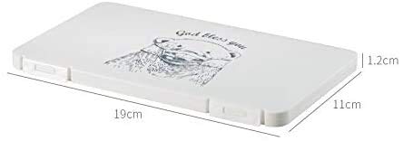 Ousyaah Caja portátil de Almacenamiento de mascarillas Desechables, Caja de Limpieza a Prueba de Polvo y Humedad, Caja de Almacenamiento de algodón filtrado (Rojo 1)