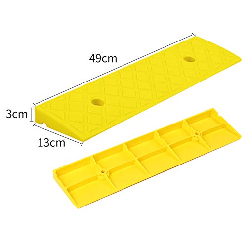 Outdoor product Rampa de Goma Resistente al bordillo, Rampa de umbral Industrial Ligera portátil, Rampas de Carga de Pasarela al Aire Libre para muelles de Carga y Descarga
