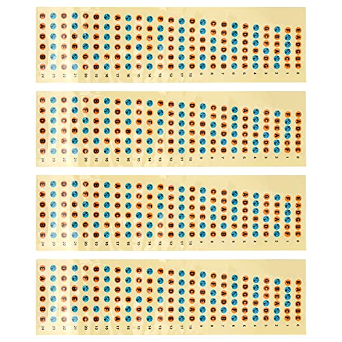 Pegatinas De Notas De Diapasón De Cuerdas, Pegatinas De Varios Colores, Pegatinas De Diapasón De Guitarra, Impresión De Letras De Alta Definición Para Amantes De La Música Para