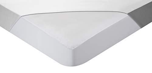 Pikolin Home - Protector de colchón de muletón 100% algodón con tratamiento antialérgico, impermeable y transpirable