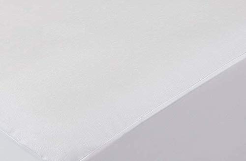 Pikolin Home - Protector de colchón de muletón 100% algodón con tratamiento antialérgico, impermeable y transpirable