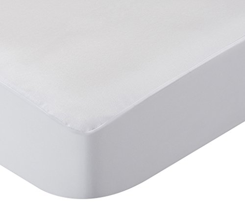 Pikolin Home - Protector de colchón de muletón 100% algodón con tratamiento antialérgico, impermeable y transpirable