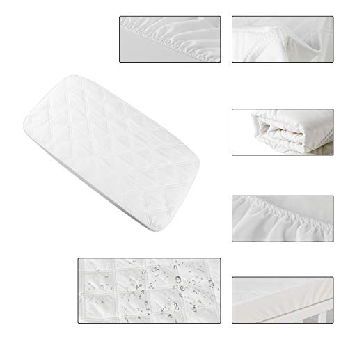 Protector Cuna Cubrecolchón Impermeable de Cama Bebé Protector de Colchón para Cuna Impermeable Sábanas cuna Impermeable Cubre Colchon 50 x 90 cm de YOOFOSS