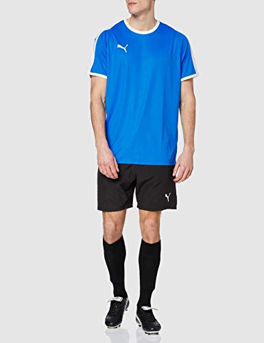 PUMA Liga Jersey Camiseta, Hombre, Azul (Electric Blue Lemonade/White), L