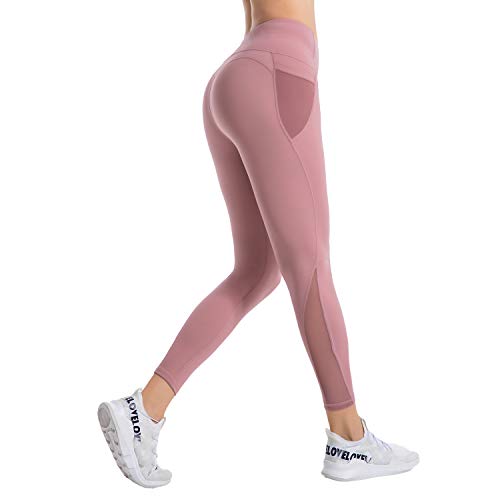 RaMokey El Nuevo Leggings Mujer Mallas de Deporte de Mujer Cintura Alta con Bolsillos Pantalon Deportivo para Running Training Estiramiento Yoga y Pilates