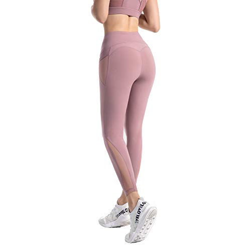 RaMokey El Nuevo Leggings Mujer Mallas de Deporte de Mujer Cintura Alta con Bolsillos Pantalon Deportivo para Running Training Estiramiento Yoga y Pilates