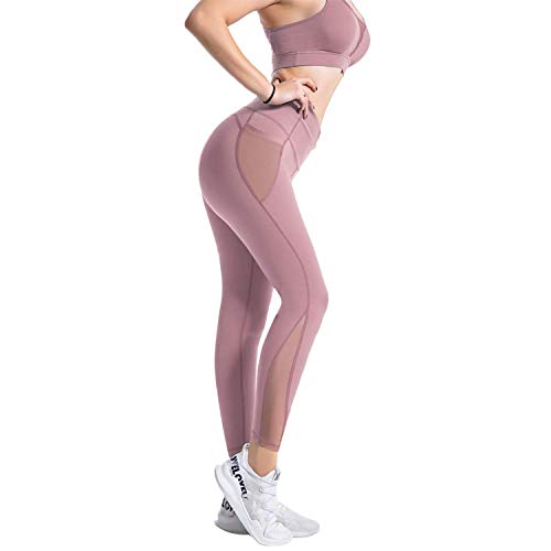 RaMokey El Nuevo Leggings Mujer Mallas de Deporte de Mujer Cintura Alta con Bolsillos Pantalon Deportivo para Running Training Estiramiento Yoga y Pilates