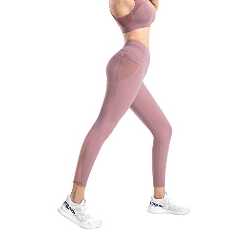 RaMokey El Nuevo Leggings Mujer Mallas de Deporte de Mujer Cintura Alta con Bolsillos Pantalon Deportivo para Running Training Estiramiento Yoga y Pilates