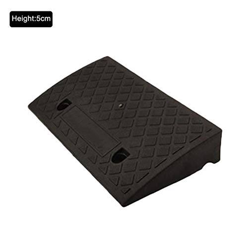 Rampas de Goma para Coche, Rampas De Bordillo De Plástico, Antideslizantes, Rampas Portátiles de Doble Umbral Livianas, para Sillas de Ruedas, Coches, Caravanas, Motos, Sillas y Perros Discapacitados