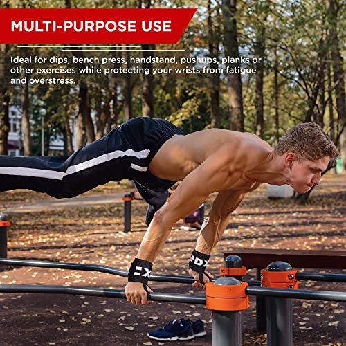 RDX Muñequeras Gym Powerlifting Correas de Levantamiento, Aprobado por IPL y USPA, Wrist Wraps Deportivas para Culturismo Musculación Gimnasio Calistenia Fitness Halterofilia Gimnástico Entrenamiento
