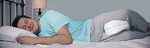 RESTFORM Leg Pillow Visto en TV. Almohada para piernas con Espuma de Memoria y diseño ergonómico para Mantener la Postura Correcta en Las piernas, Caderas y Columna Vertebral