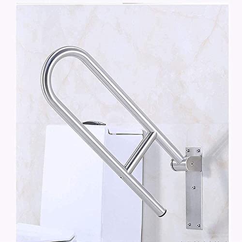 Riel de Seguridad para Bañera, pasamanos Bañera Agarre Barras Seguridad Pasada Accesible Accesible Acero Inoxidable Soporte Mango Plegable 90 Grados Aseal Aseal Aseo Asidero Acceso Bañera